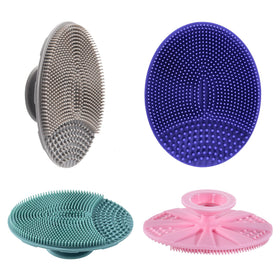 INNERNEED Soft Silicone Facial Cleansing Scrubber front view