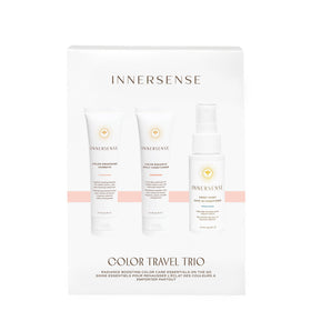 INNERSENSE Color Care Trio Travel Set with hair care routine items