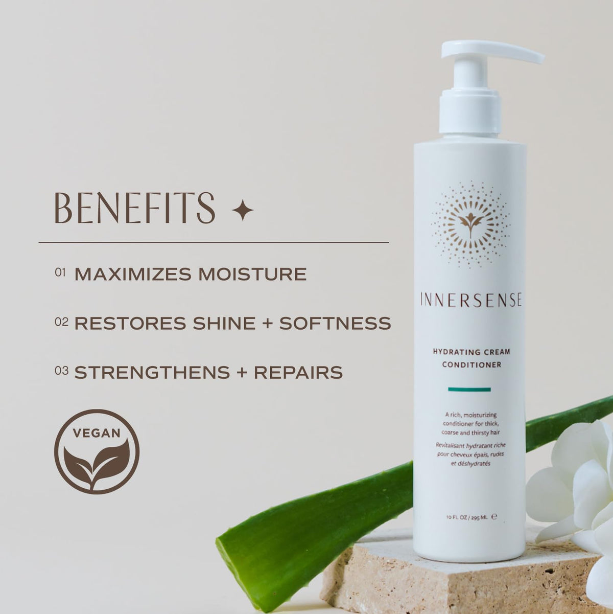 INNERSENSE Hydrating Cream Conditioner 2oz side view
