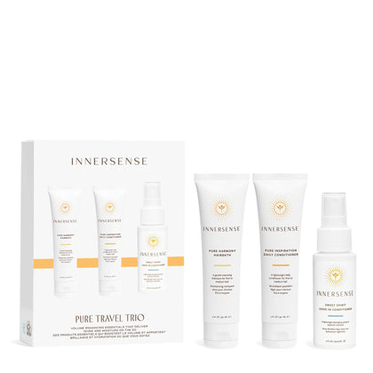 INNERSENSE Pure Harmony Trio Travel Set front view with all three bottles