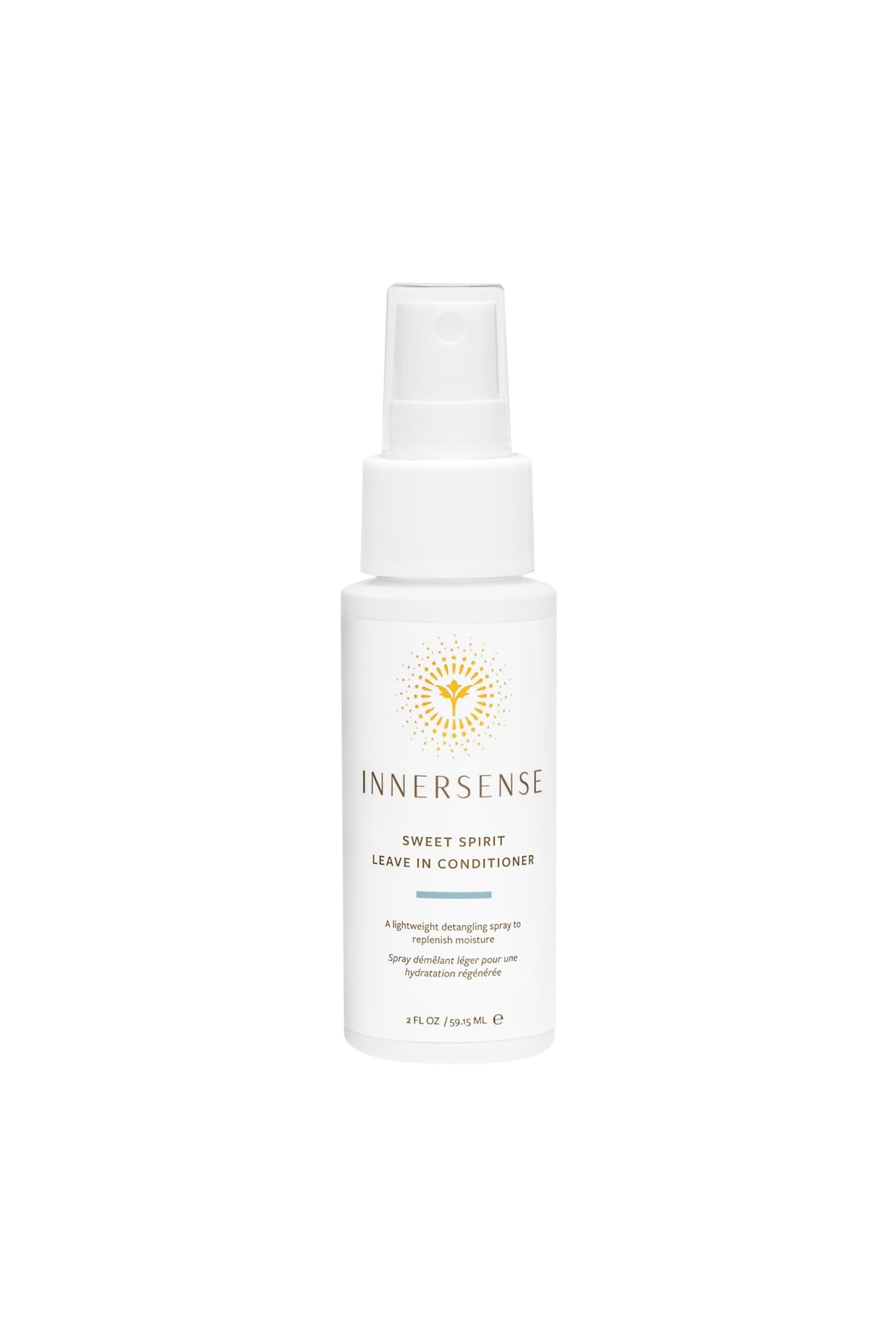 INNERSENSE Sweet Spirit Leave In Conditioner application on hair