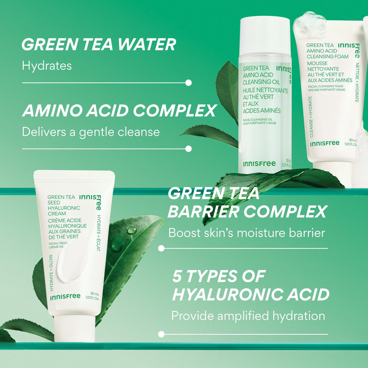 innisfree foaming cleanser lathering on hands