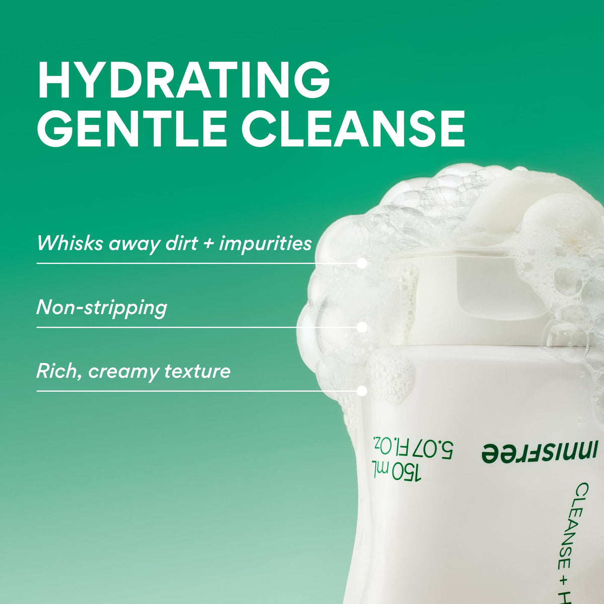 innisfree Green Tea Double Cleanse + Hydrate Trio set packaging