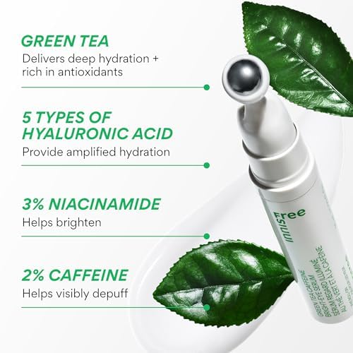 innisfree Green Tea Eye Serum Roll-On on a skincare shelf