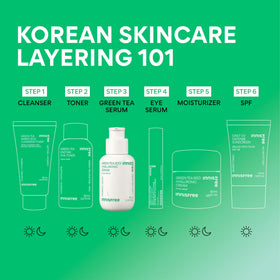 innisfree Green Tea Seed Hydrating Serum lifestyle scene