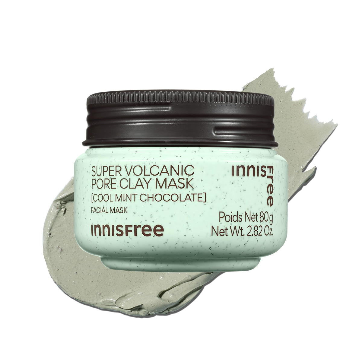 innisfree Mint Chocolate Super Volcanic Clay Mask front view
