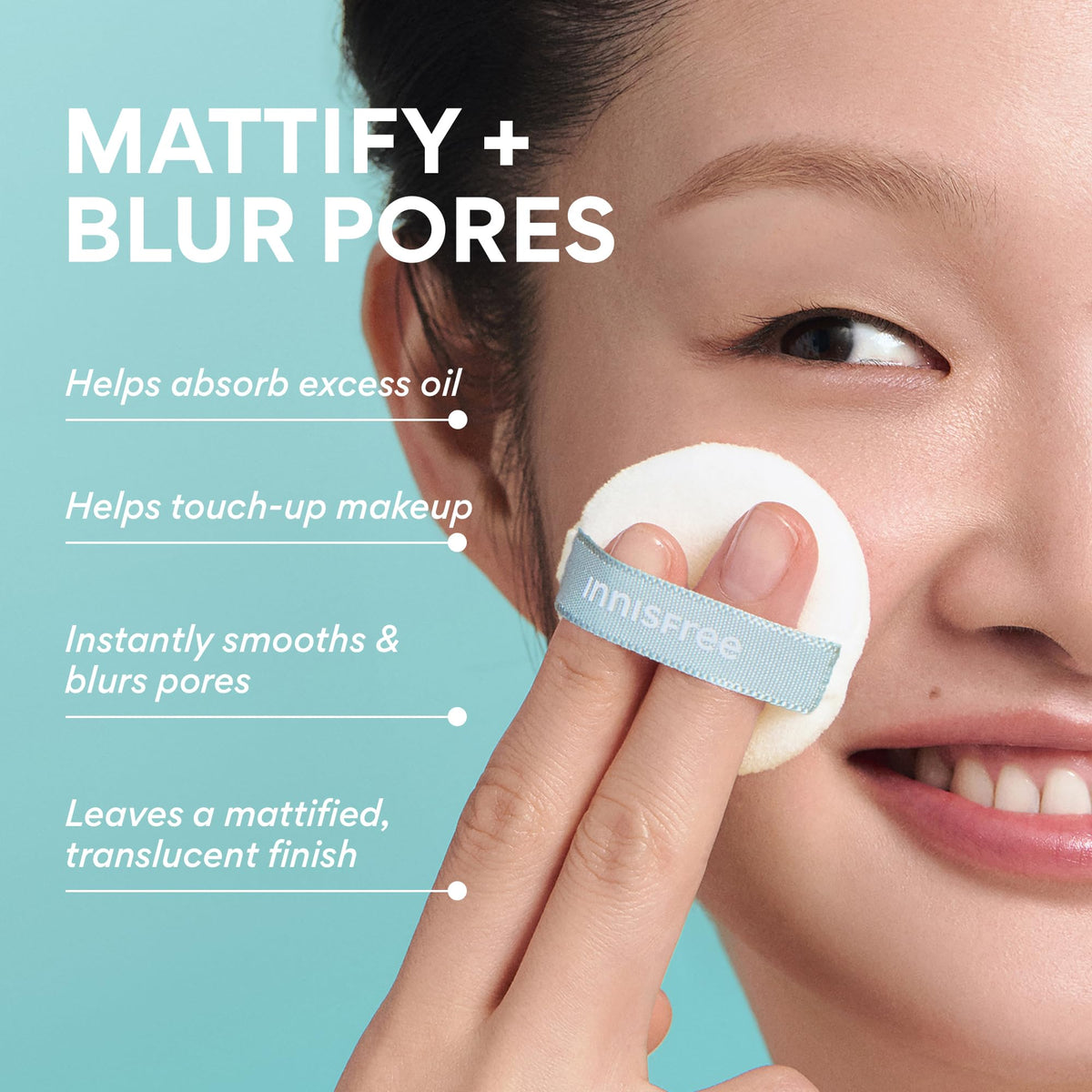 innisfree No Sebum Mineral Pact with powder puff included
