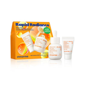 innisfree Vitamin C Rapid Radiance Set full view with serum and cream