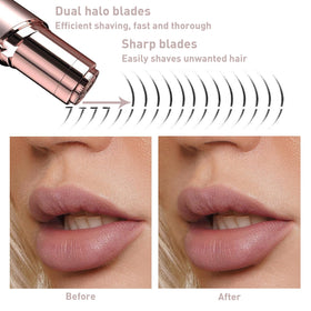 innobeaut face shaver with cleaning brush and USB cable