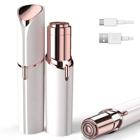 innobeaut Painless Electric Face Shaver white model front view
