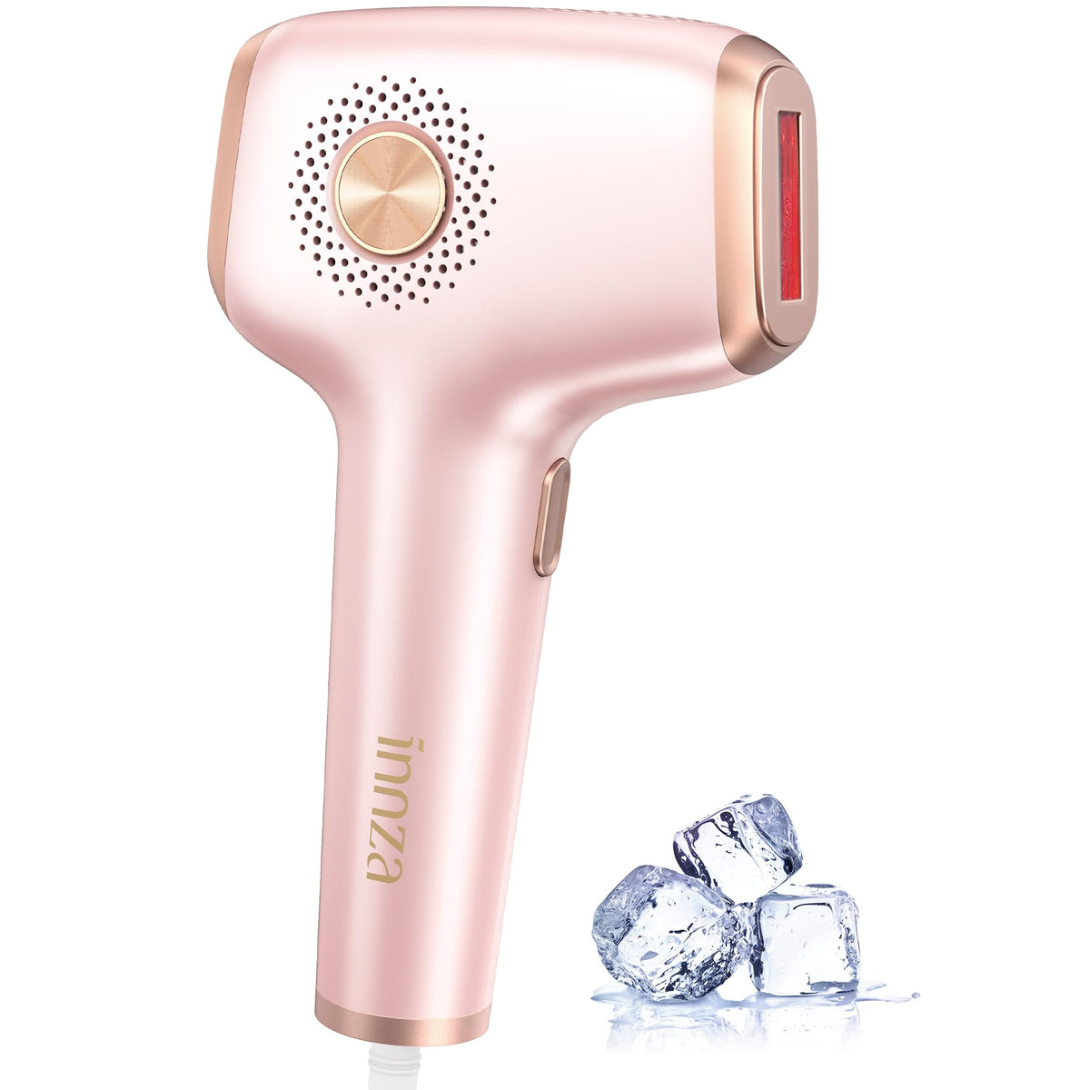 INNZA IPL Hair Removal device front view with ice cooling feature