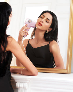 INNZA IPL Hair Removal device lifestyle image on bathroom counter