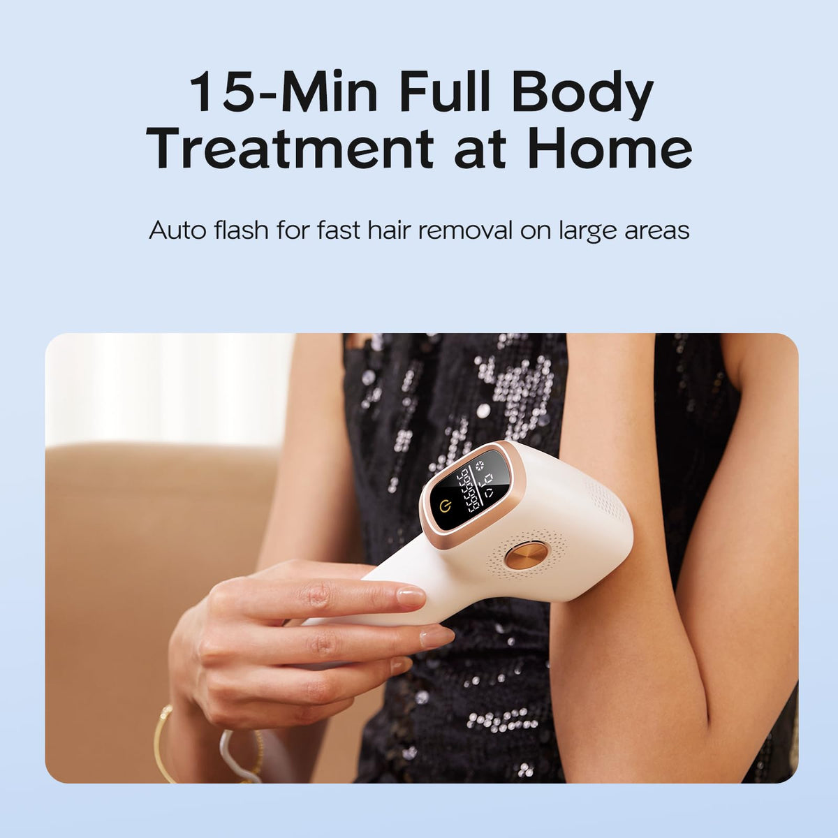 INNZA IPL Hair Removal Device with power adapter