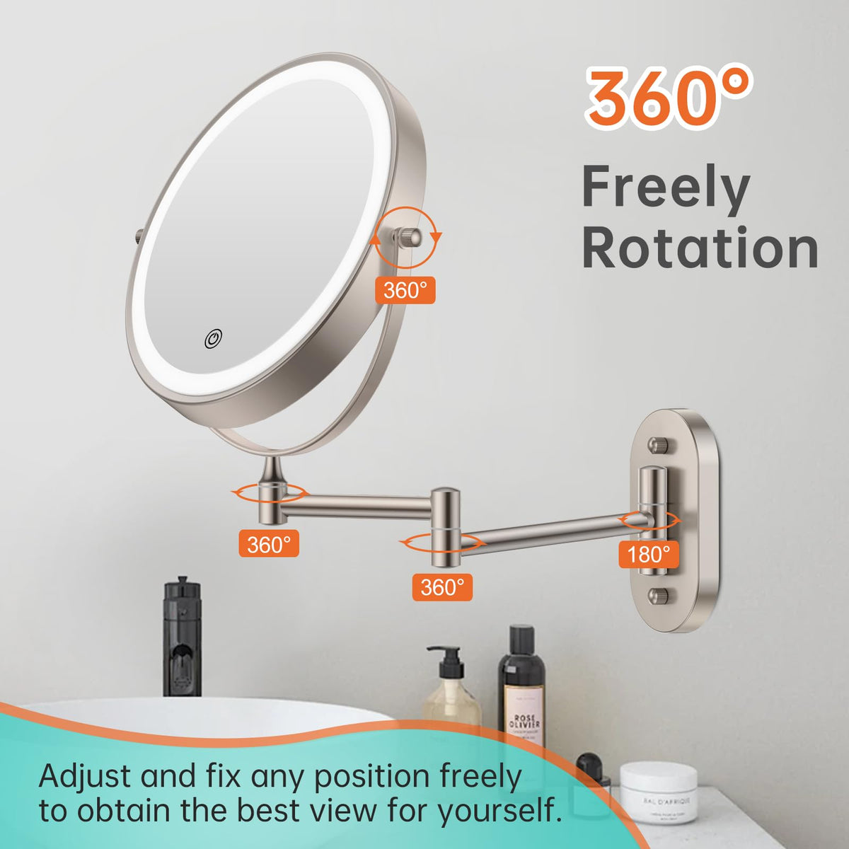 Installation accessories included with FUNTOUCH Mirror