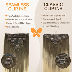 Installation process of DOORES Clip in Hair Extensions