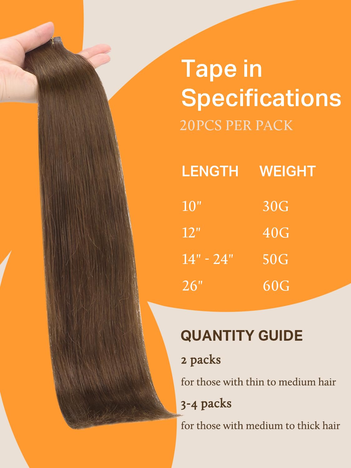 Installation process of DOORES Tape in Hair Extensions