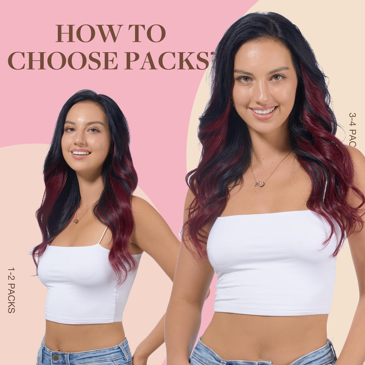 Installation process of GOO GOO Tape in Hair Extensions