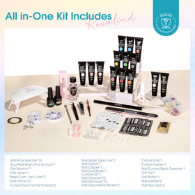 Instruction manual for ROSALIND Poly Nail Gel Kit