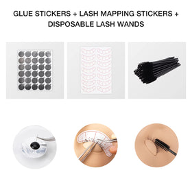 Instructions booklet for LASHVIEW lash extension kit