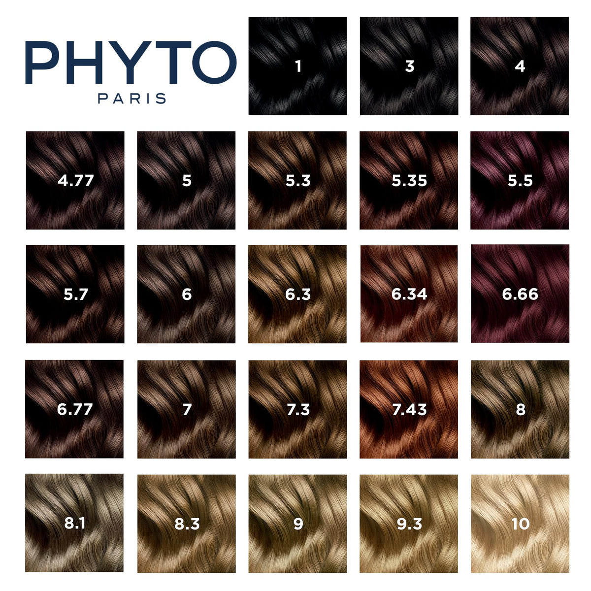 Instructions leaflet for PHYTO Phytocolor Permanent Hair Colour
