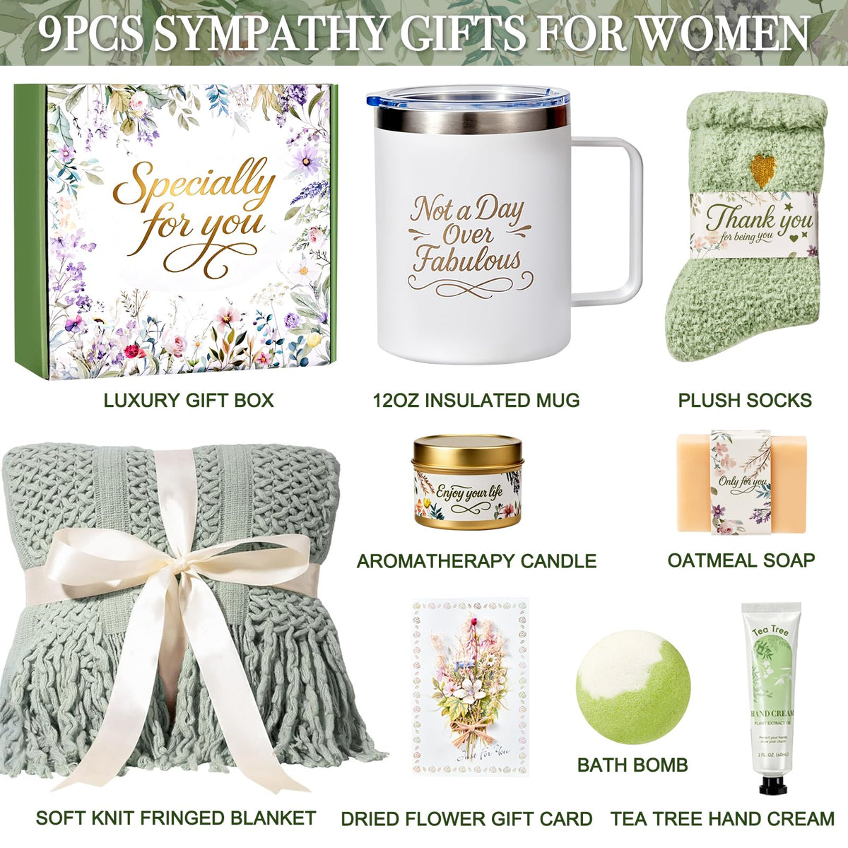 Insulated mug included in BodyRefresh self care gift set