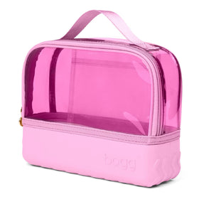 Interior view of BOGG BAG Travel Organizer Pouch with transparent topper