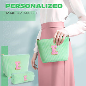 Interior view of the larger Btffitting makeup bag