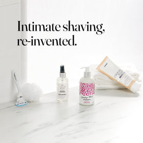 IntiMD Coochy Plus After Shave Mist 168g with other shaving products