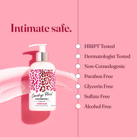 IntiMD Coochy Plus Sweet Bliss Intimate Shaving Cream application on skin