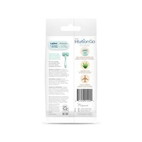 INTUITION Go Disposable Razor lifestyle image on a bathroom counter