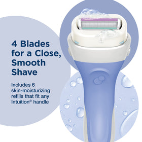 INTUITION Pure Nourishment Razor cartridge with pivoting head
