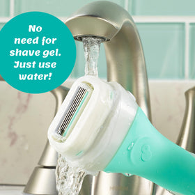 INTUITION Sensitive Care Razor packaging with aloe detail