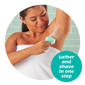 INTUITION Sensitive Care Razor with 2 blade cartridges