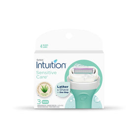 INTUITION Women's Razor Refills with Aloe and Vitamin E, front view