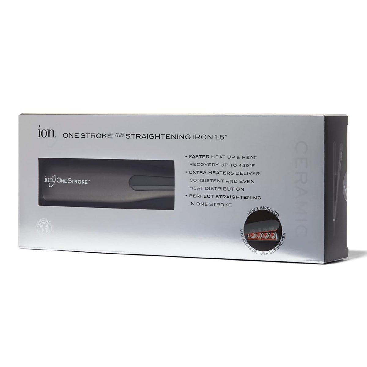 ion One Stroke Flat Iron 1.5 Inch digital temperature display