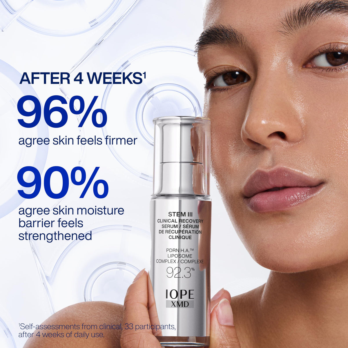 IOPE XMD Stem III Clinical Recovery Serum application