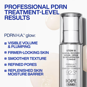 IOPE XMD Stem III Clinical Recovery Serum packaging