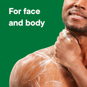 Irish Spring Active Scrub Body Wash in a bathroom setting