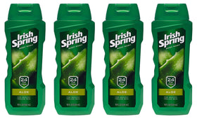 Irish Spring Aloe Vera Body Wash 18 Fl Oz front view