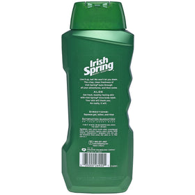Irish Spring Aloe Vera Body Wash 18 Fl Oz side view