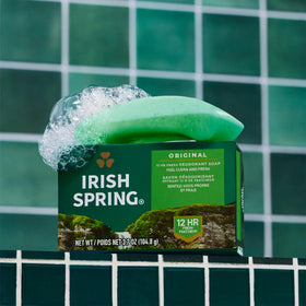 Irish Spring Bar Soap for Men Original Clean 3.7 oz side view