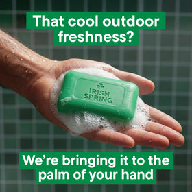 Irish Spring Bar Soap for Men Original Clean 3.7 oz with fresh mint