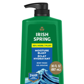 Irish Spring Body Wash Moisture Blast 30 oz pump bottle front view