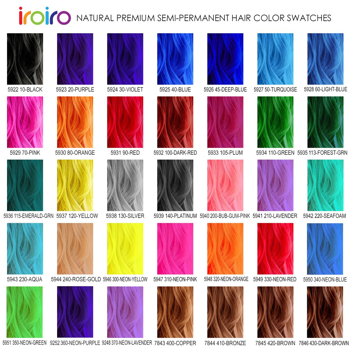 iroiro hair color 90 Red displayed with natural coconut oil