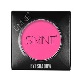 IS'MINE eyeshadow palette showing matte hot pink shade