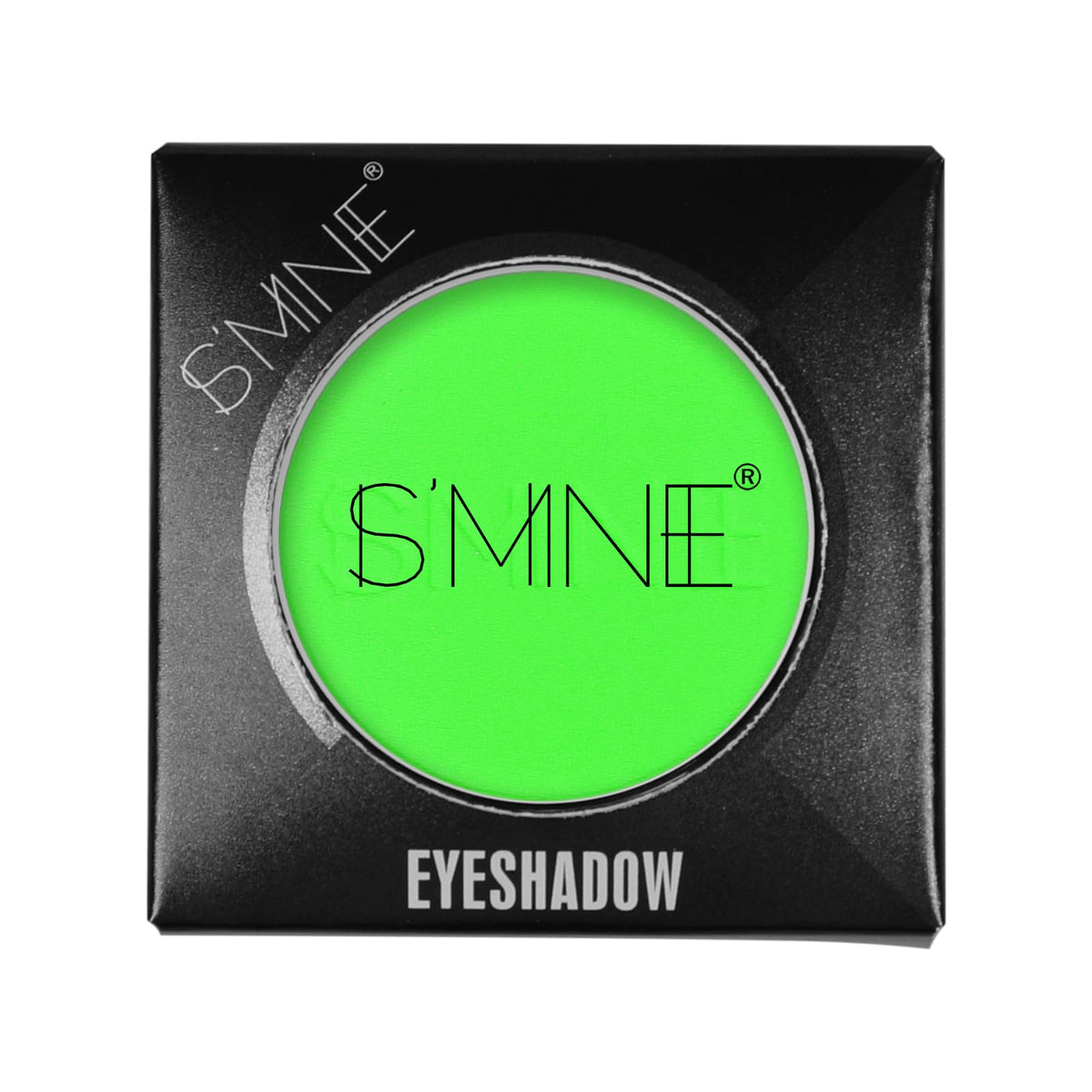 IS'MINE Green Matte Eyeshadow Palette showing matte finish