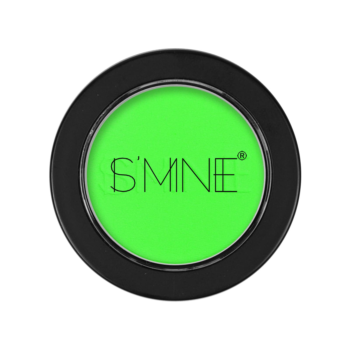 IS'MINE Green Matte Eyeshadow Palette with swatches on skin