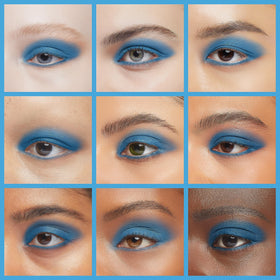 IS'MINE Single Eyeshadow Sky Blue Matte close-up of texture