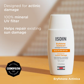 ISDIN Eryfotona Actinica Mineral Face Sunscreen SPF 50+ texture close-up