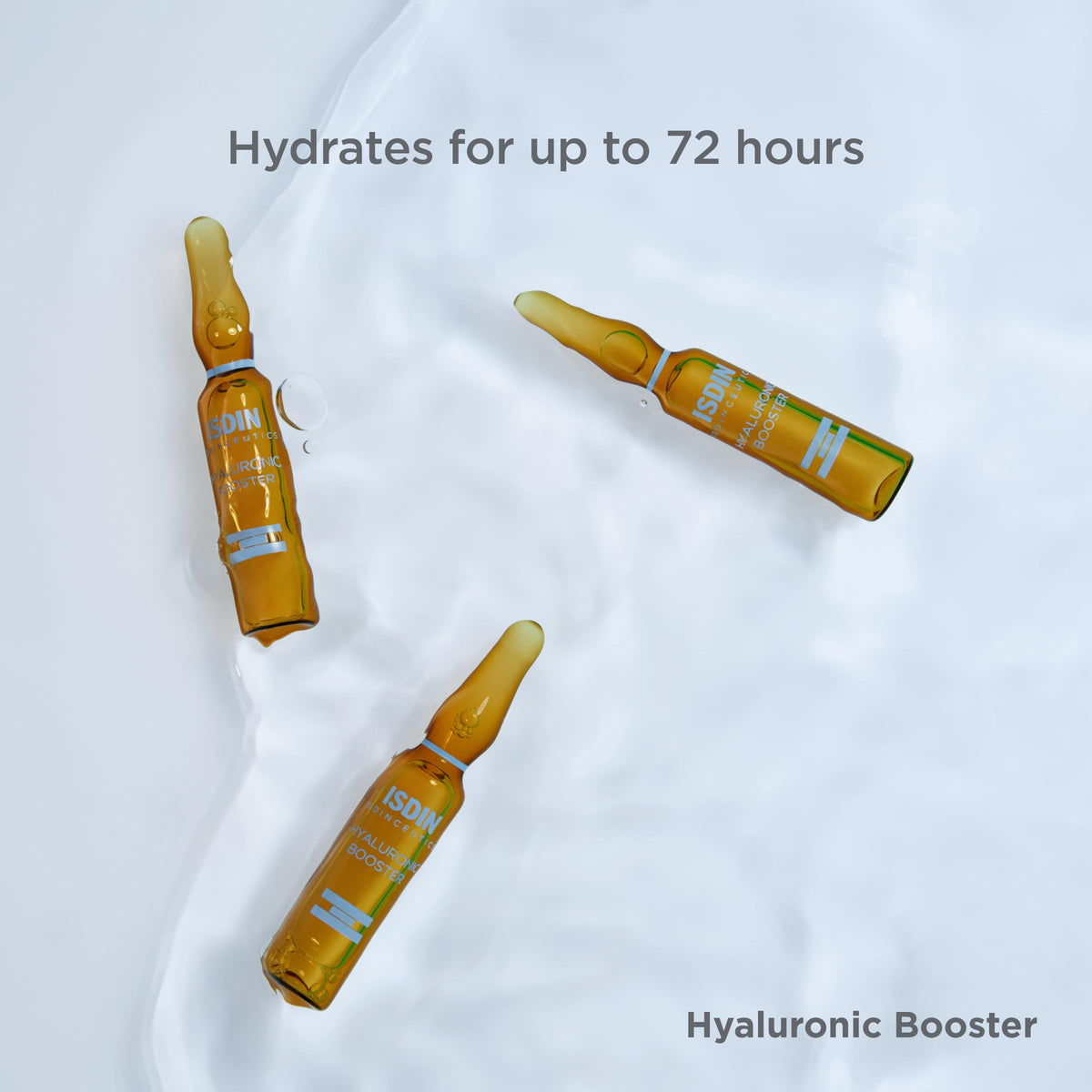 ISDIN Intensive Hyaluronic Acid and Peptide support Serum application on skin